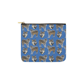 Wolf Pattern Carry-All Pouch 6x5 - TeeAmazing