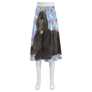 Newfoundland Mnemosyne Women's Crepe Skirt (Model D16) - TeeAmazing