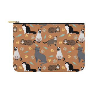 Cat Pattern Carry-All Pouch 12.5x8.5 - TeeAmazing