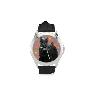 Cute Scottish Terrier Women's Classic Leather Strap Watch - TeeAmazing