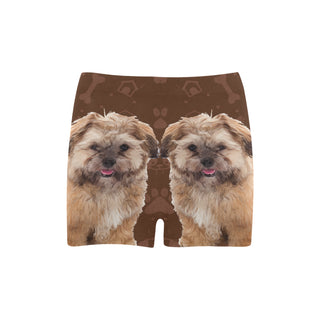Shih-poo Dog Briseis Skinny Shorts (Model L04) - TeeAmazing