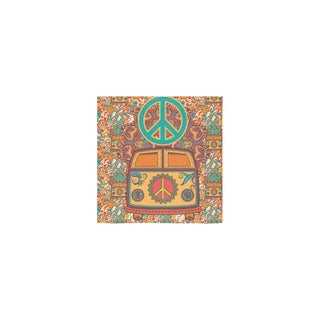 Hippie Van Square Towel 13x13 - TeeAmazing