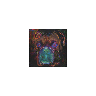 Boxer Glow Design 2 Square Towel 13x13 - TeeAmazing