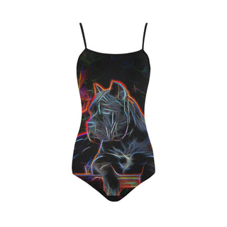 Cane Corso Glow Design 2 Strap Swimsuit - TeeAmazing