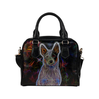 Australian Cattle Dog Glow Design 2 Shoulder Handbag - TeeAmazing