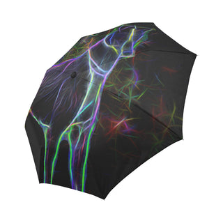 Greyhound Glow Design 3 Auto-Foldable Umbrella - TeeAmazing