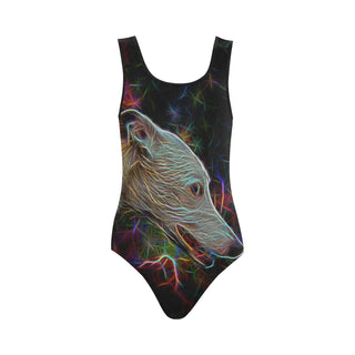 Italian Greyhound Glow Design 3 Vest One Piece Swimsuit - TeeAmazing