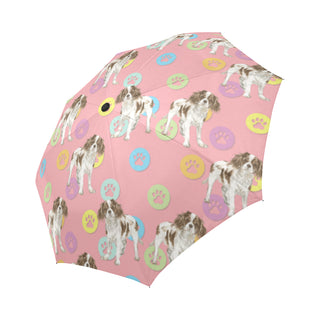 Cavalier King Charles Spaniel Water Colour Pattern No.1 Auto-Foldable Umbrella - TeeAmazing
