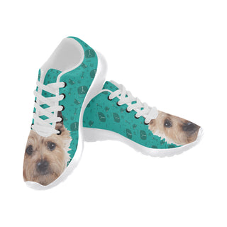 Cairn terrier White Sneakers for Women - TeeAmazing