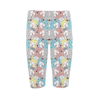 Poodle Pattern Hestia Cropped Leggings - TeeAmazing