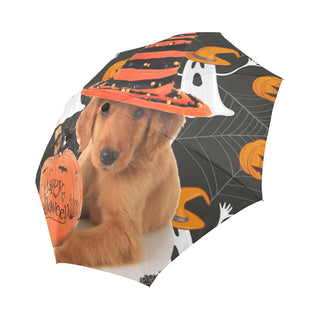 Golden Retriever Halloween Auto-Foldable Umbrella - TeeAmazing