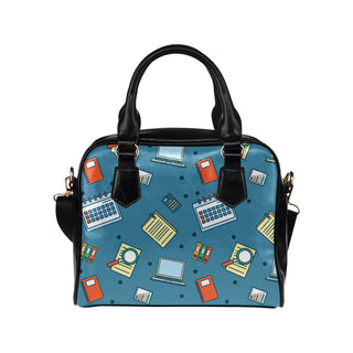 Bookkeeping Pattern Shoulder Handbag - TeeAmazing