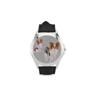 Papillon Lover Women's Classic Leather Strap Watch - TeeAmazing