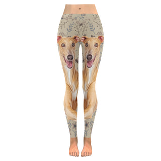 Italian Greyhound Lover Low Rise Leggings (Invisible Stitch) (Model L05) - TeeAmazing