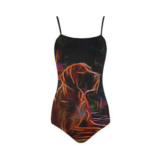 Great Dane Glow Design 2 Strap Swimsuit - TeeAmazing