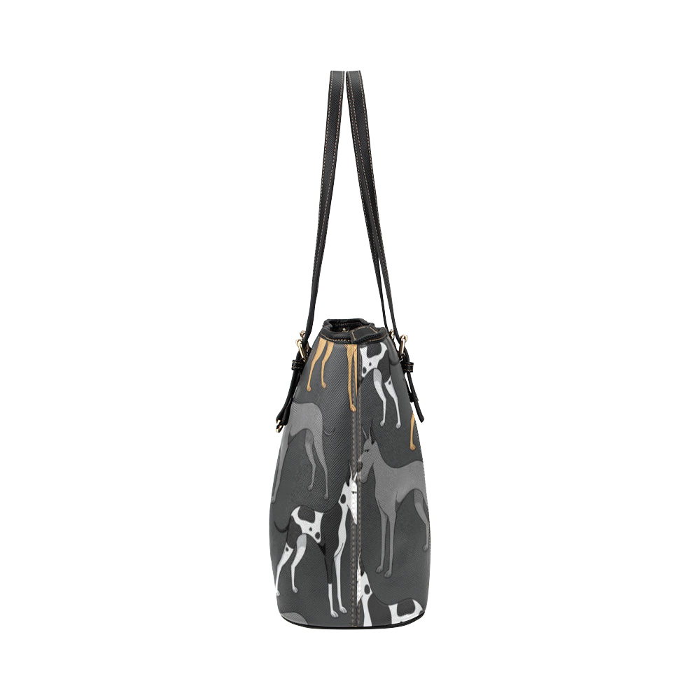 Great Dane Leather Tote Bags - Great Dane Bags - TeeAmazing