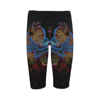 Corgi Glow Design 2 Hestia Cropped Leggings (Model L03) - TeeAmazing