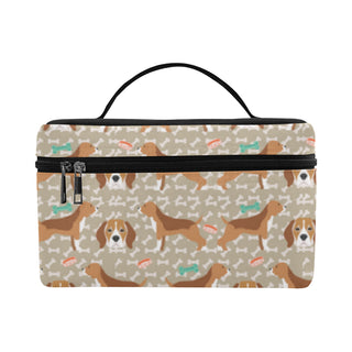 Beagle Pattern Cosmetic Bag/Large - TeeAmazing