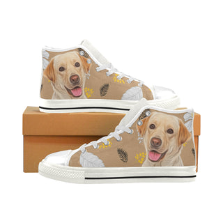 Labrador Retriever Lover White Men’s Classic High Top Canvas Shoes - TeeAmazing