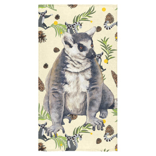 Lemur Bath Towel 30"x56" - TeeAmazing