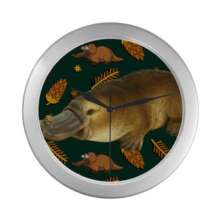 Platypus Silver Color Wall Clock - TeeAmazing