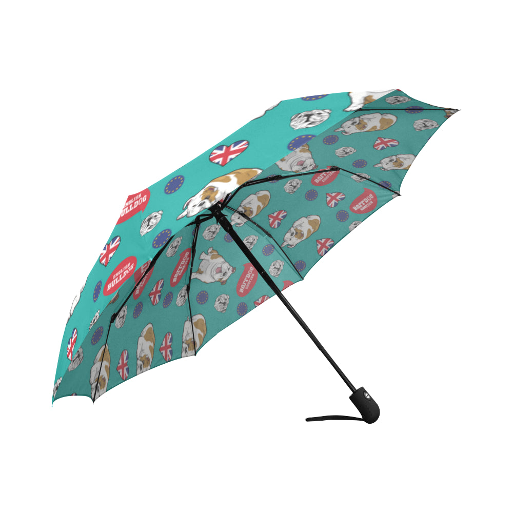 English Bulldog Auto-Foldable Umbrella - TeeAmazing