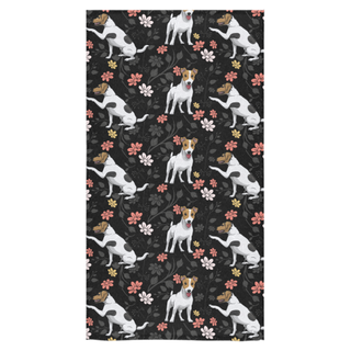 Jack Russell Terrier Flower Bath Towel 30"x56" - TeeAmazing
