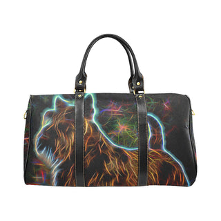 Scottish Terrier Glow Design 2 New Waterproof Travel Bag/Large - TeeAmazing