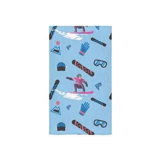 Snowboarding Pattern Custom Towel 16"x28" - TeeAmazing