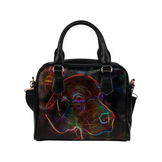 Weimaraner Glow Design 1 Shoulder Handbag - TeeAmazing