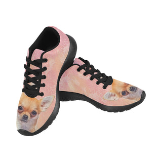 Chihuahua Lover Black Sneakers for Women - TeeAmazing