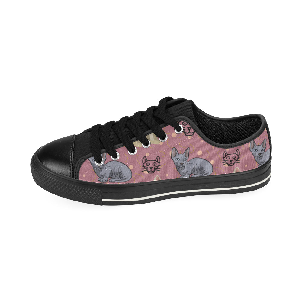 Minskin Black Low Top Canvas Shoes for Kid - TeeAmazing