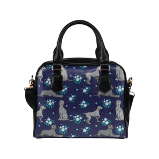 Coonhound Flower Shoulder Handbag - TeeAmazing