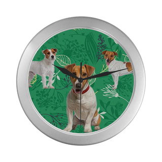 Jack Russell Terrier Lover Silver Color Wall Clock - TeeAmazing