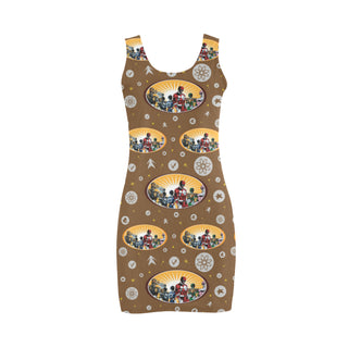 Power Ranger Pattern Medea Vest Dress - TeeAmazing