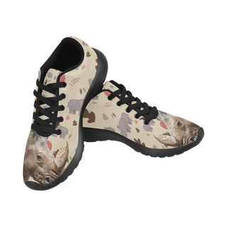 Rhino Black Women’s Running Shoes (Model 020) - TeeAmazing