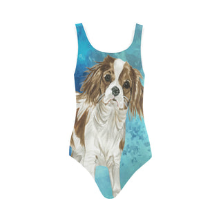 Cavalier King Charles Spaniel Water Colour No.1 Vest One Piece Swimsuit - TeeAmazing