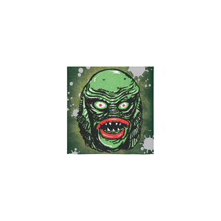 Creature on black lagoon Square Towel 13x13 - TeeAmazing