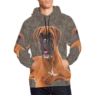 Boxer Lover All Over Print Hoodie for Men - TeeAmazing