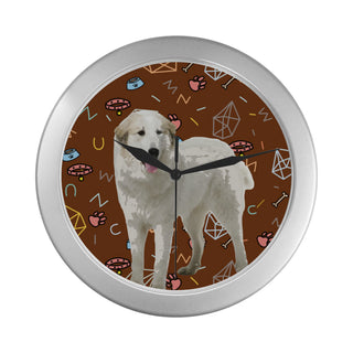 Great Pyrenees Dog Silver Color Wall Clock - TeeAmazing