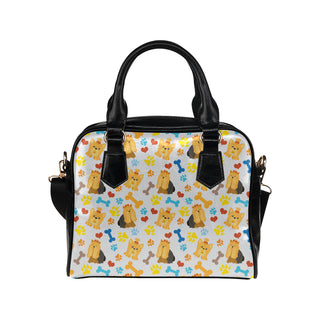 Shih Tzu Pattern Shoulder Handbag - TeeAmazing