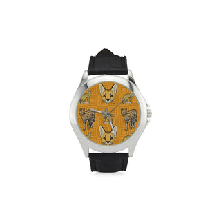 Savannah Cat Women's Classic Leather Strap Watch - TeeAmazing