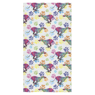 Greyhound Running Pattern No.1 Bath Towel 30"x56" - TeeAmazing