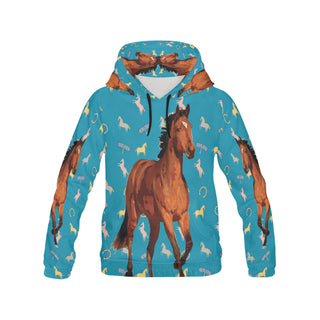 Horse All Over Print Hoodie for Women - TeeAmazing