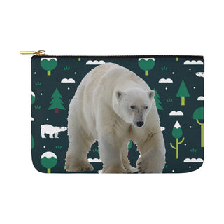 Polar Bear Carry-All Pouch 12.5x8.5 - TeeAmazing