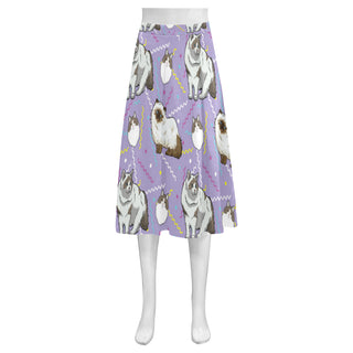 Ragdoll Mnemosyne Women's Crepe Skirt (Model D16) - TeeAmazing