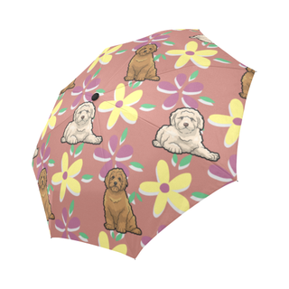 Labradoodle Flower Auto-Foldable Umbrella - TeeAmazing