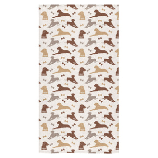 Labrador Retriever Pattern Bath Towel 30x56 - TeeAmazing