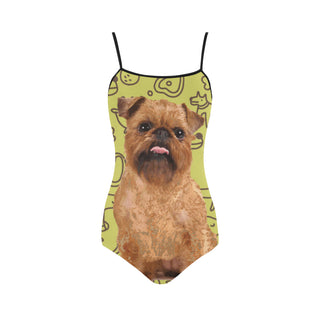 Brussels Griffon Strap Swimsuit - TeeAmazing