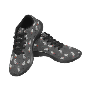 African Greys Black Sneakers Size 13-15 for Men - TeeAmazing
